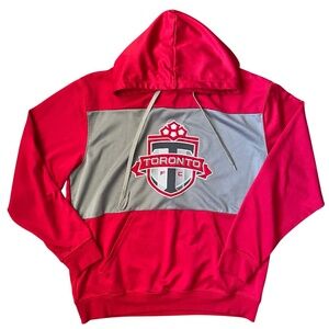 Toronto FC MLS Hoodie Sweatshirt Red Men’s Size Large